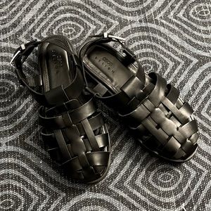 ASOS Design Black Fisherman Sandal Size 9